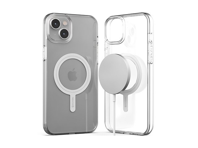 [아이폰 14 pro 케이스] 저렴한 가격 신지모루 2배 자력 M 에어클로 마그네틱 맥세이프 호환 투명 휴대폰 케이스